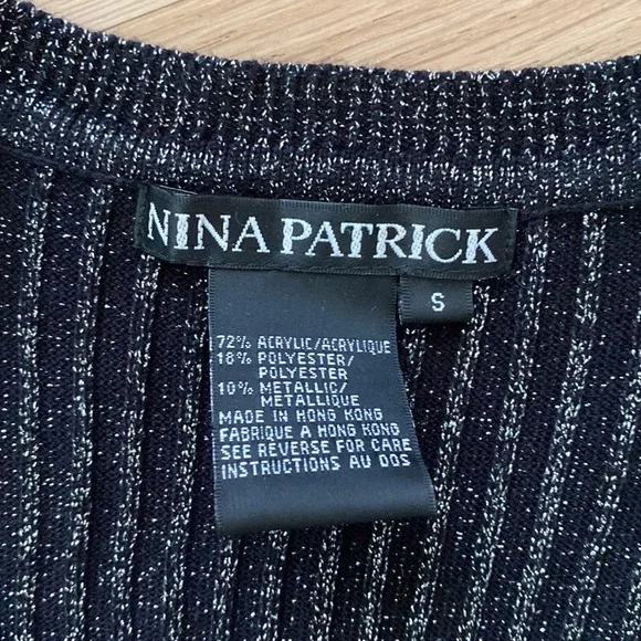 Nina Patrick Button Down Cardigan Top - Picture 6 of 7
